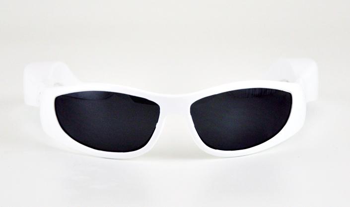 White | EEShades | Sunglasses that Protect Your Ears and Eyes